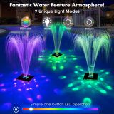 Solar Powered Fountain & Light Show